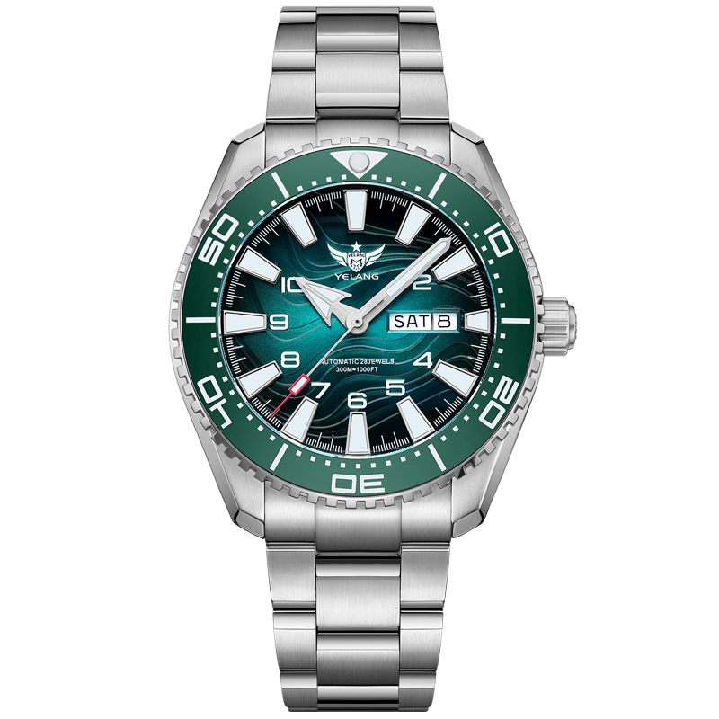 Diver Watch 300M - นาฬิกาข้อมือผู้ชายยี่ห้อ Yelang รุ่น T1037 ขนาด 44