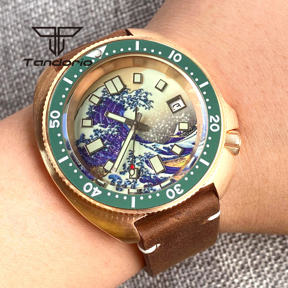 Diver Watch 300M - Tandorio 20BAR จริง CUSN8 Bronze NH35A