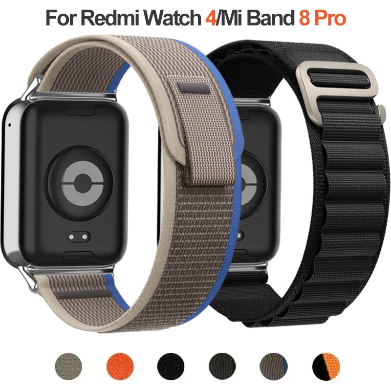Xiaomi Luxury Watch - สายรัดไนลอนสำหรับ Xiaomi redmi Watch 4สายรัดข้อมือยืดหยุ่นปรับได้สำหรับ iWatch