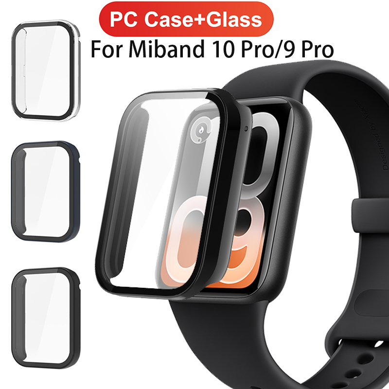 Xiaomi Luxury Watch - เคส PC + กระจกนิรภัยสำหรับ Xiaomi Mi