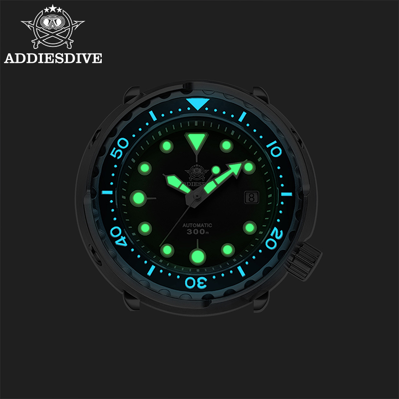 ADDIESDIVE นาฬิกาข้อมือผู้ชายร - Diver Watch 300M บทวิจารณ์และราคา