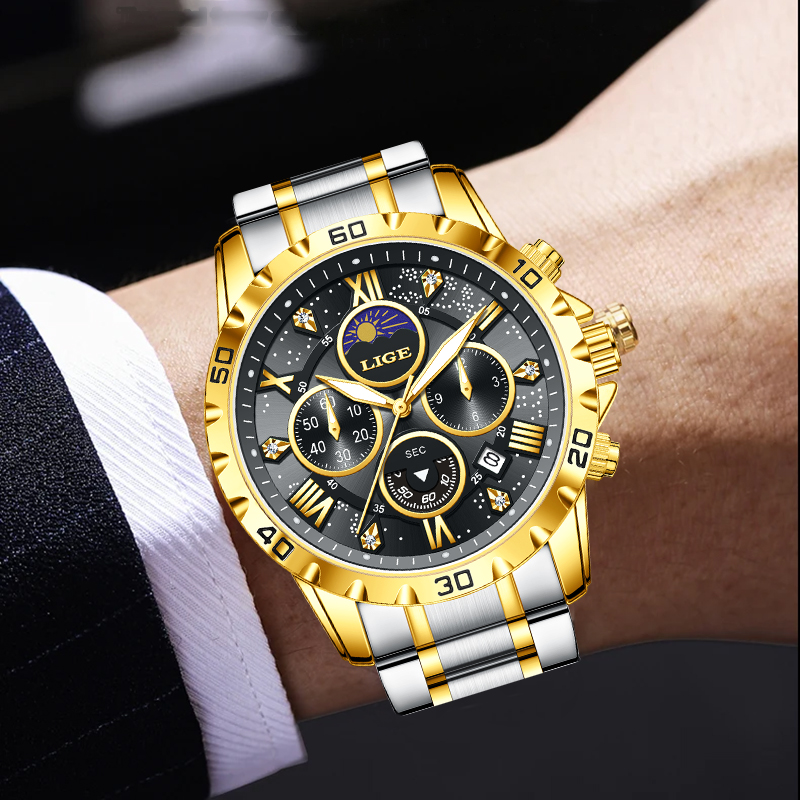 LIGE แบรนด์ชั้นนำหรูหราควอตซ์น - Luxury Watch Brands บทวิจารณ์และราคา