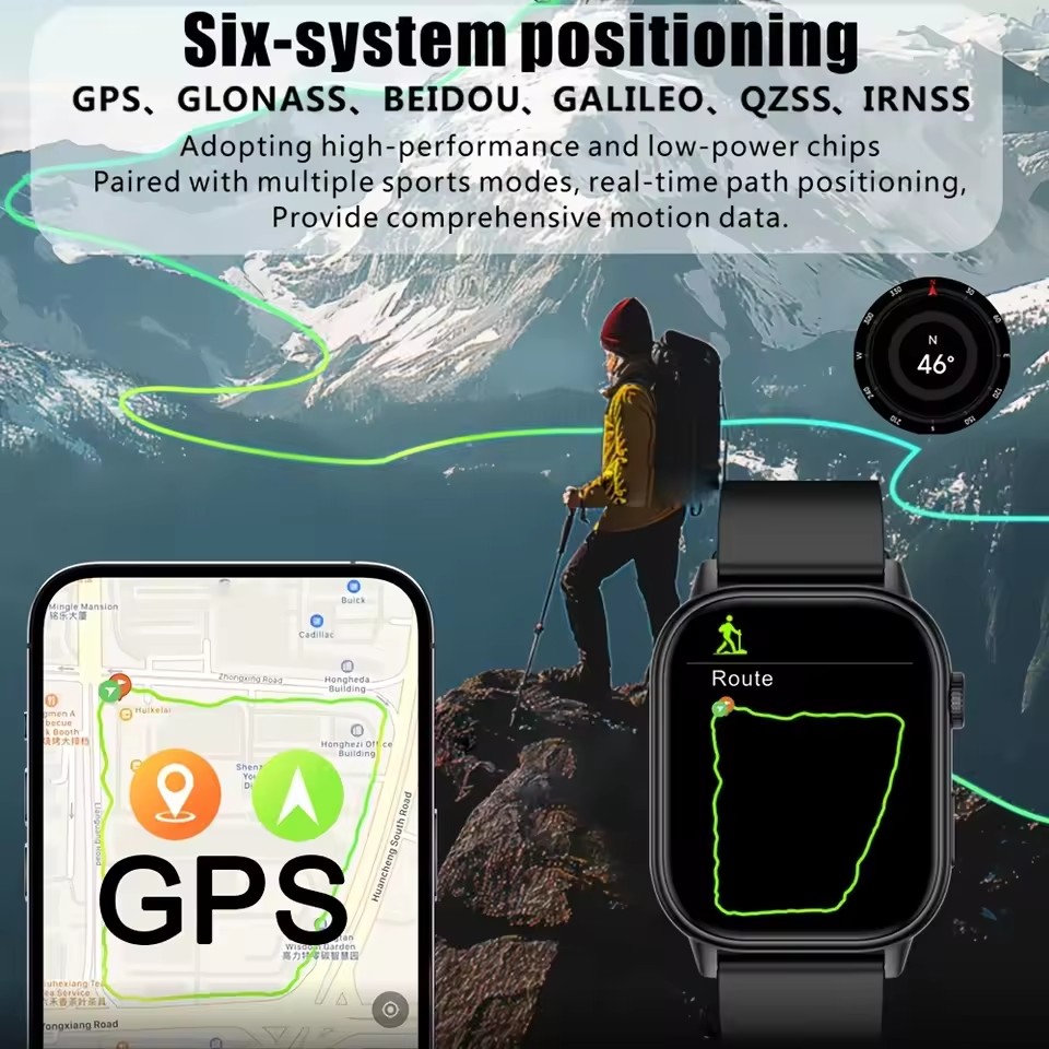 2025 ใหม่กลางแจ้งทหาร GPS สมาร - Gmt Dual Timezone Watch บทวิจารณ์และราคา