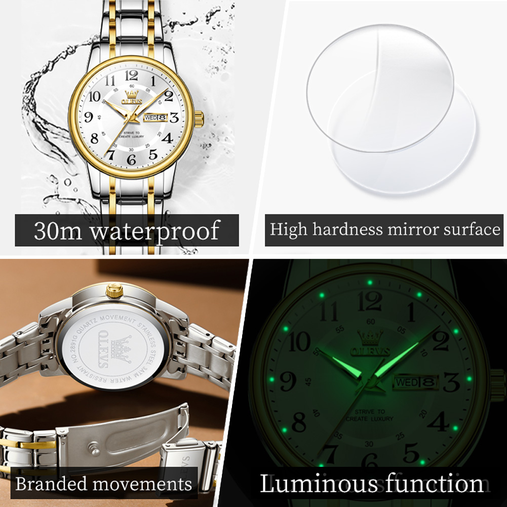 OLEVS 2891 แบรนด์หรูแฟชั่นผู้ห - Luxury Watch Index บทวิจารณ์และราคา