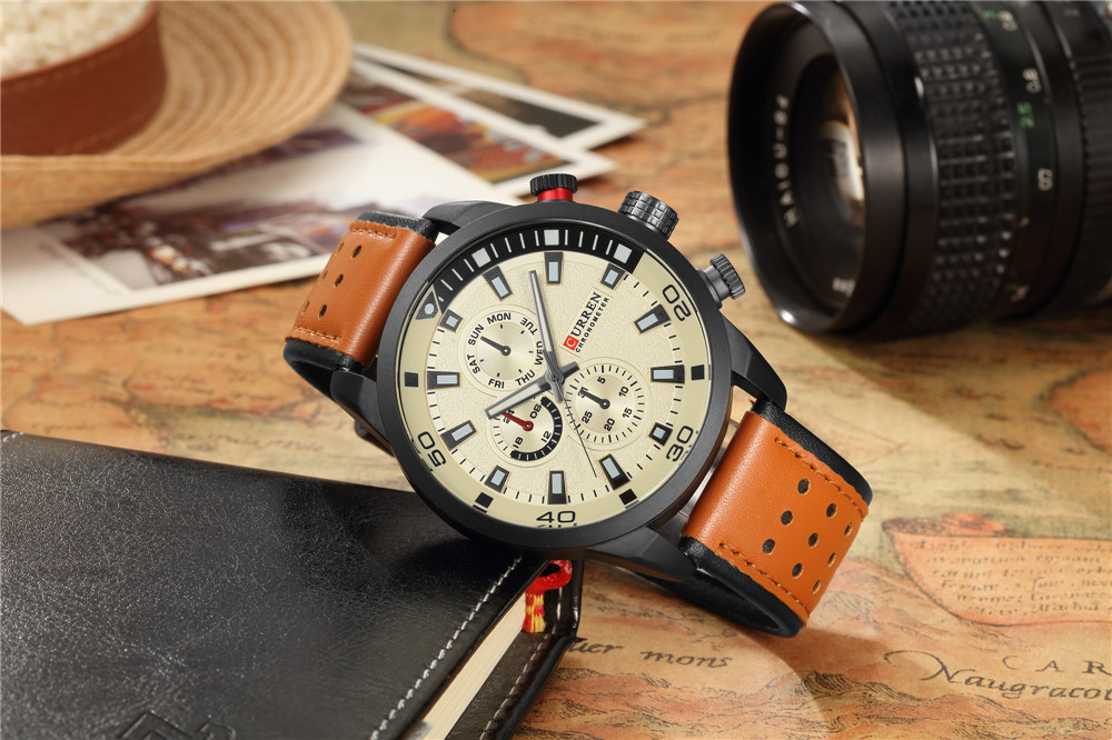 2017 CURREN นาฬิกาแบรนด์หรูผู้ - Luxury Watch Exhibition บทวิจารณ์และราคา