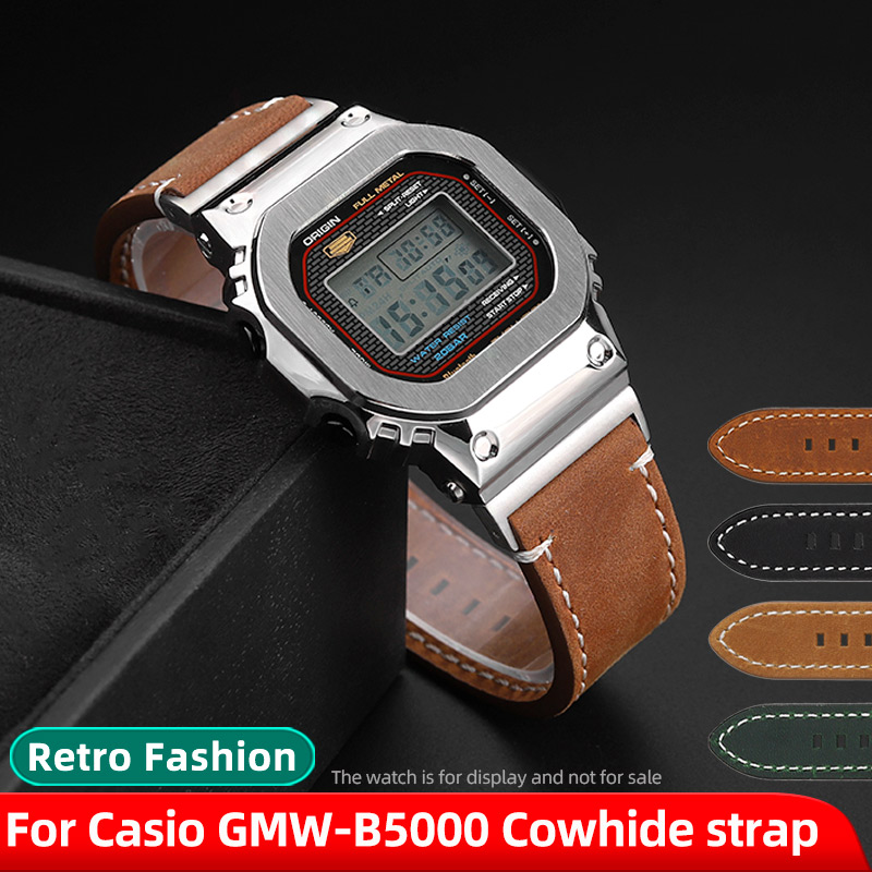 GMW-B5000 Vintage Cowhide สําห - Luxury Watch Casio บทวิจารณ์และราคา