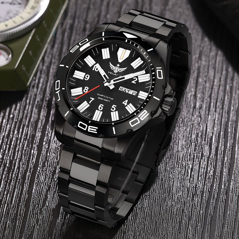 YELANG V1036 นาฬิกาควอตซ์ผู้ชา - Diver Watch 300M บทวิจารณ์และราคา