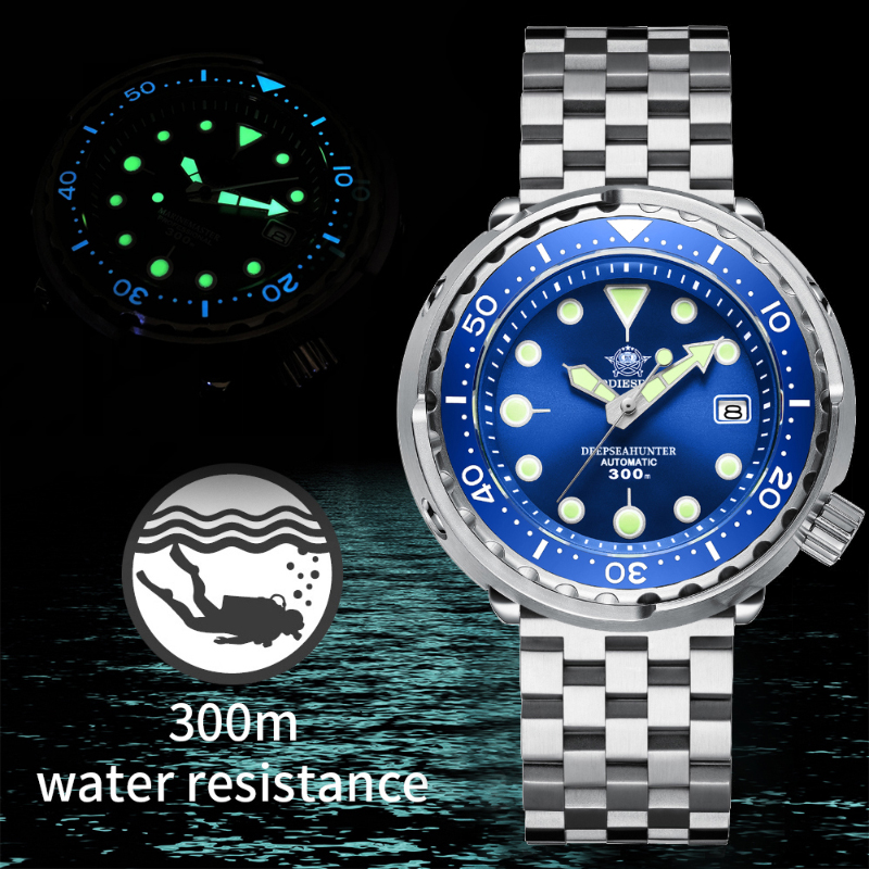 นาฬิกาข้อมือสำหรับผู้ชาย ADDIE - Diver Watch 300M บทวิจารณ์และราคา