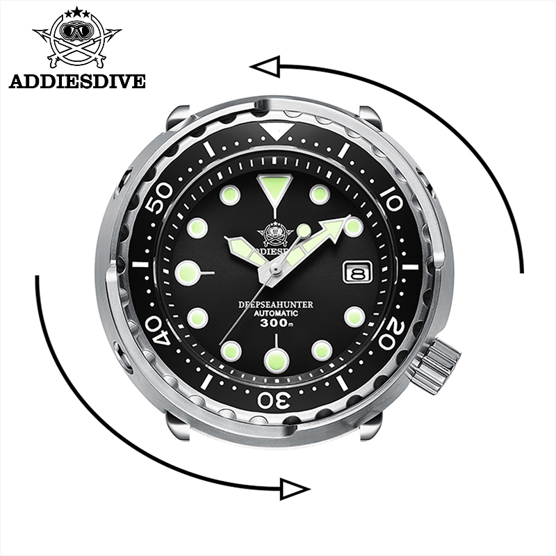 นาฬิกาข้อมือสำหรับผู้ชาย ADDIE - Diver Watch 300M บทวิจารณ์และราคา