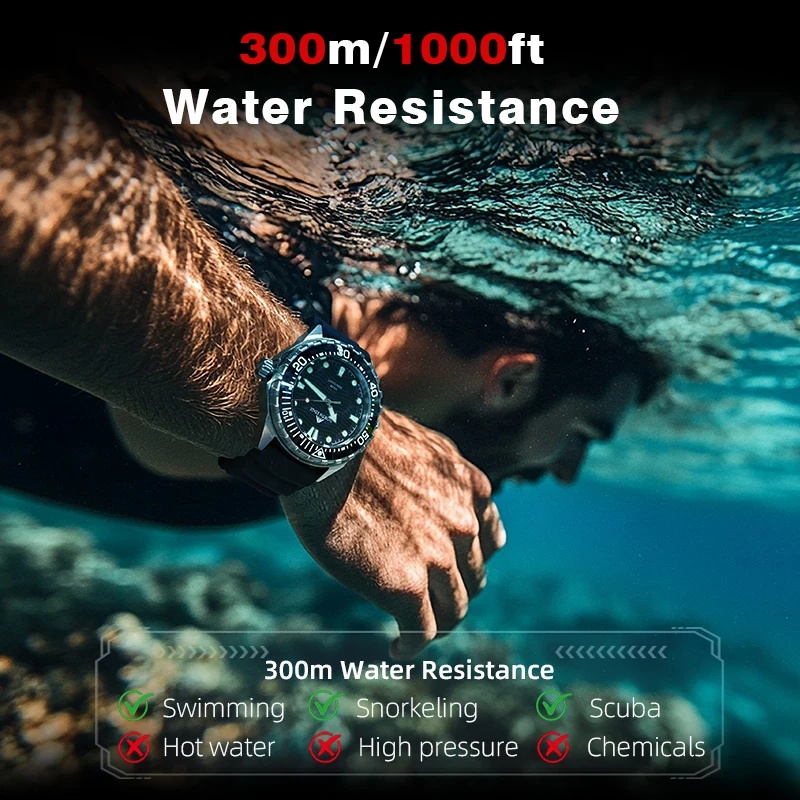 NORTH EDGE 2026 TRITON นาฬิกาด - Diver Watch 300M บทวิจารณ์และราคา