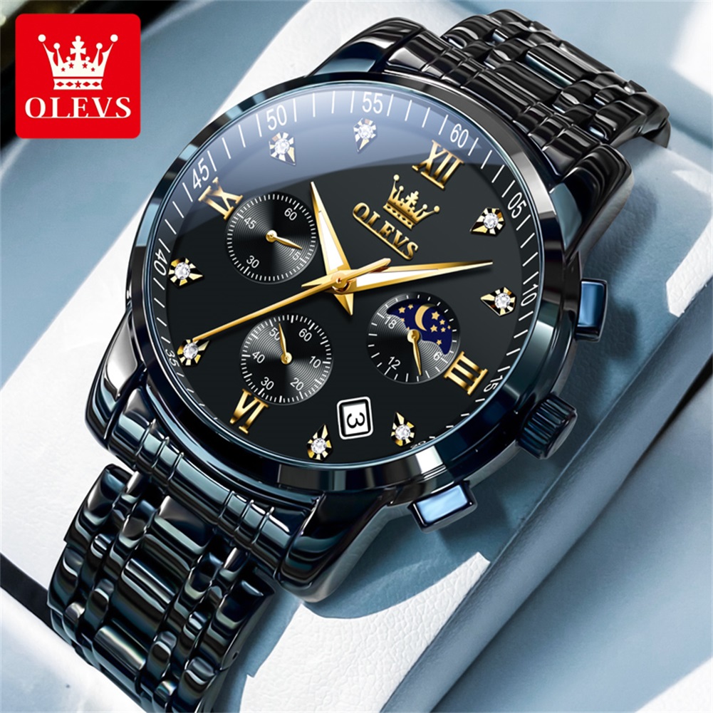 OLEVS นาฬิกาผู้ชายยอดนิยมสแตนเ - Luxury Watch Brands บทวิจารณ์และราคา