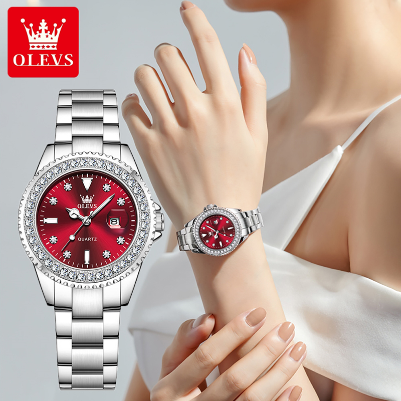 นาฬิกาควอตซ์สำหรับผู้หญิง OLEV - Luxury Watch Brands บทวิจารณ์และราคา