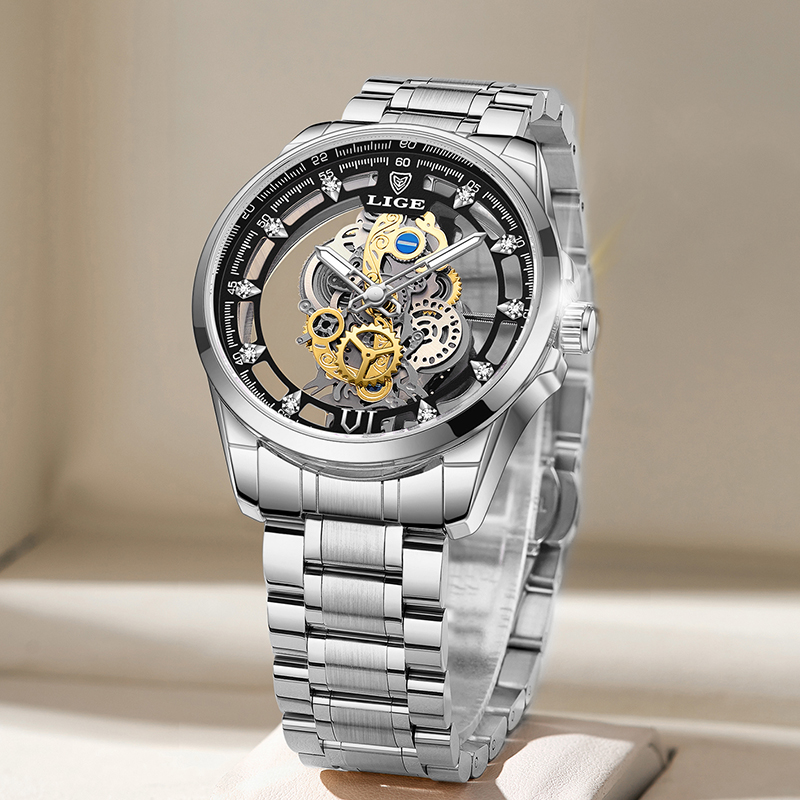 นาฬิกาข้อมือผู้ชาย LIGE แฟชั่น - Luxury Watch Exhibition บทวิจารณ์และราคา
