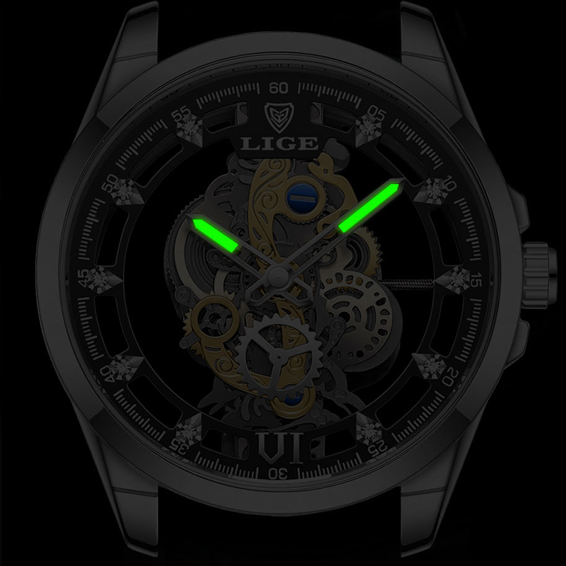 นาฬิกาข้อมือผู้ชาย LIGE แฟชั่น - Luxury Watch Exhibition บทวิจารณ์และราคา