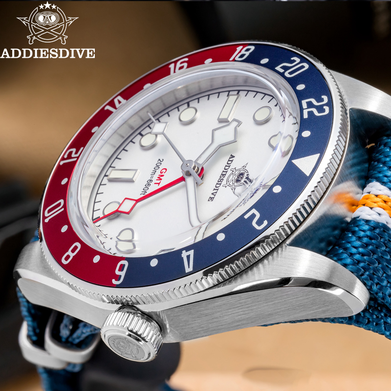 ADDIESDIVE 515-24H นาฬิกาข้อมื - Gmt Dual Timezone Watch บทวิจารณ์และราคา
