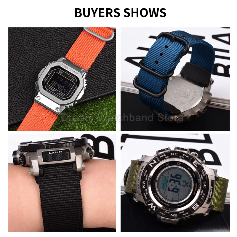 อุปกรณ์เสริมนาฬิกาไนลอนกลางแจ้ - Luxury Watch Casio บทวิจารณ์และราคา