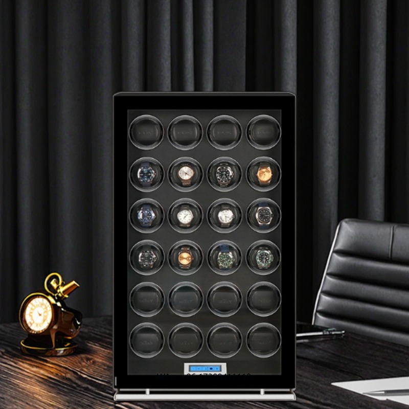 กล่องหมุนนาฬิกาอัตโนมัติ 24 ช่ - Luxury Watch Safe บทวิจารณ์และราคา