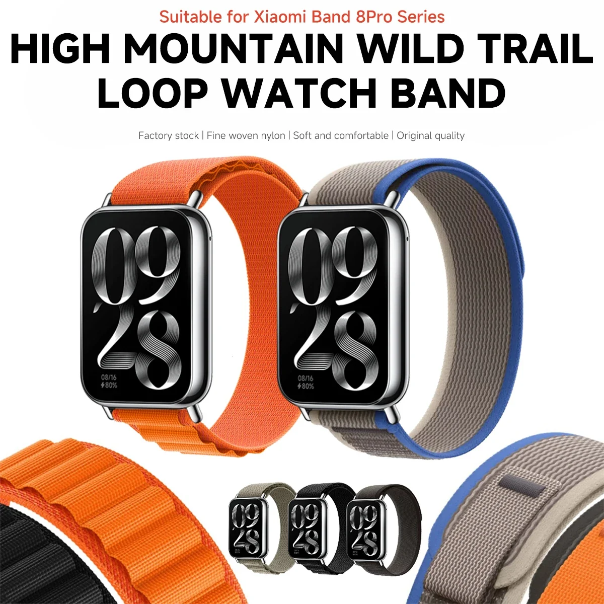 สายรัดไนลอนสำหรับ Xiaomi redmi - Xiaomi Luxury Watch บทวิจารณ์และราคา
