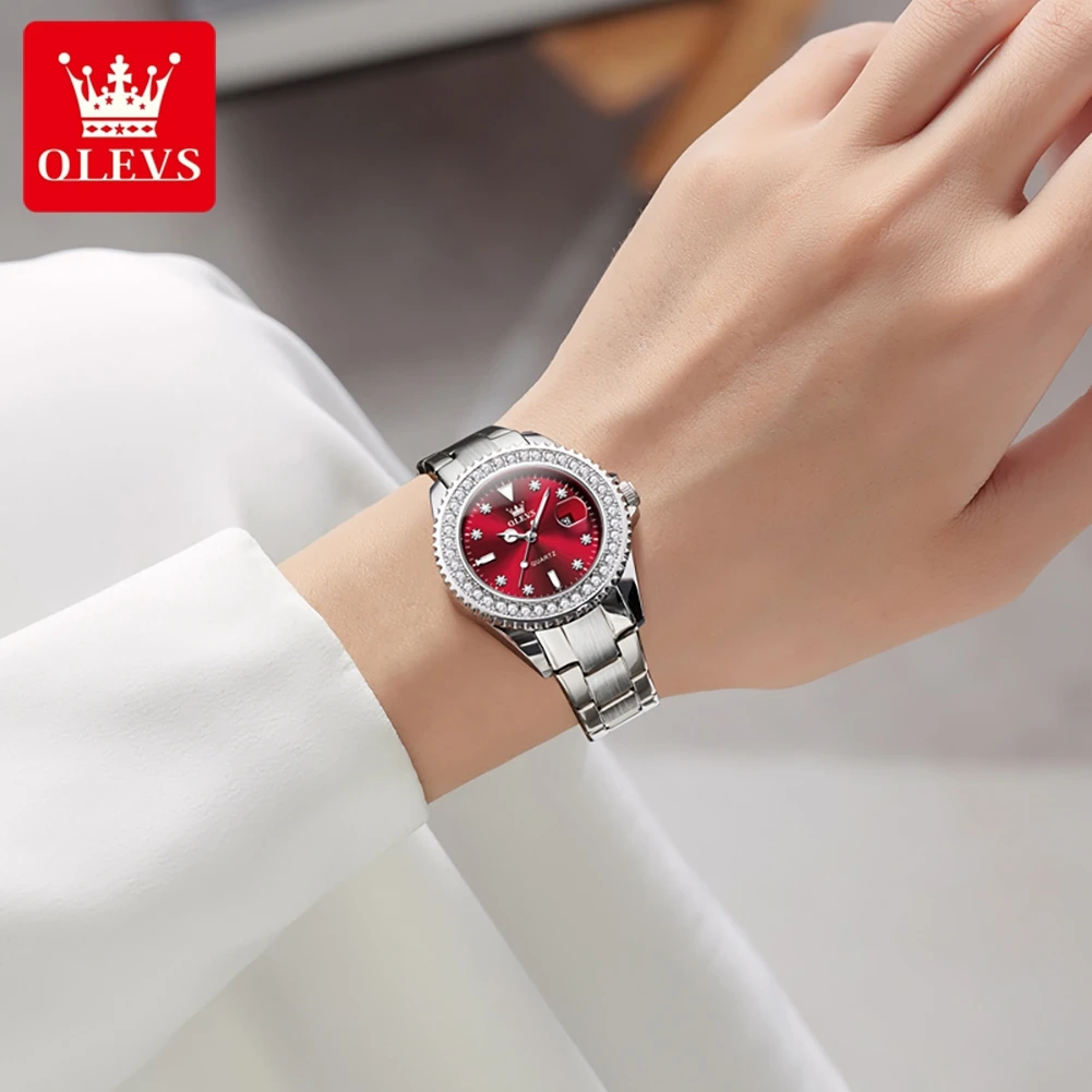 OLEVS นาฬิกาควอตซ์สำหรับผู้หญิ - Lux Watch บทวิจารณ์และราคา